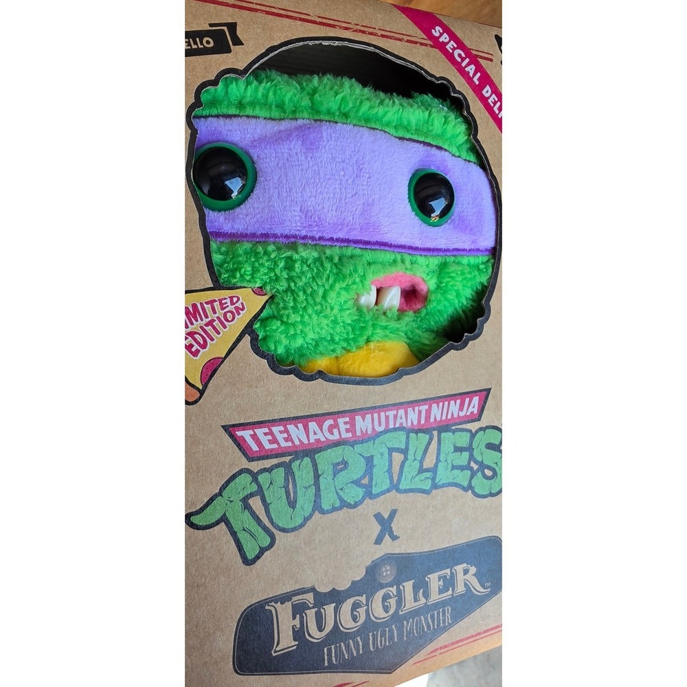 Fuggler x TMNT Teenage Mutant Ninja Turtles Donatello Limited Edition Plush New